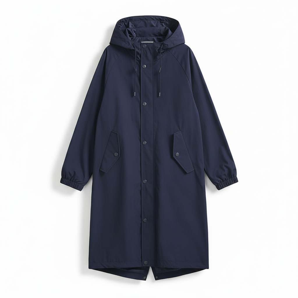 Veste de Pluie Légère Femme Coupe Oversize Déperlante